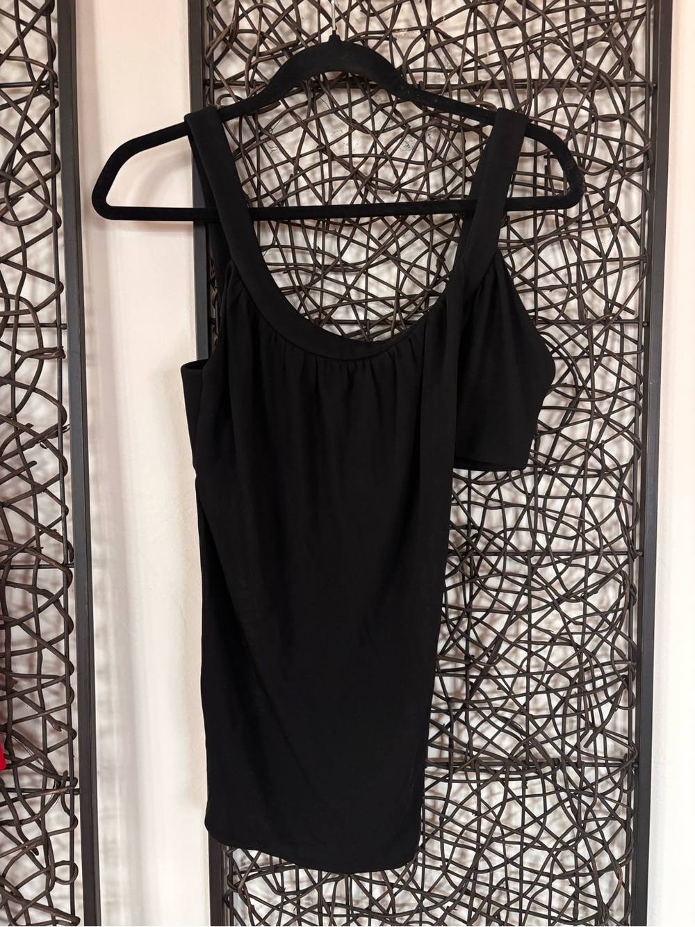 Proenza Schouler Black Asymmetric Draped Bra Top NWT Size 4 - Picture 7 of 13